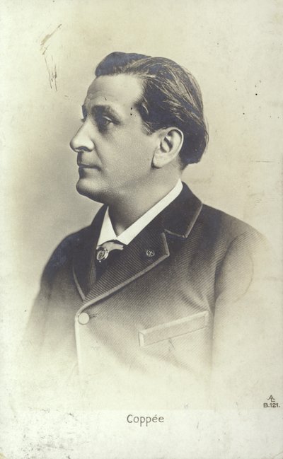 Francois Coppee (1842-1908), französischer Dichter und Romanautor von French Photographer